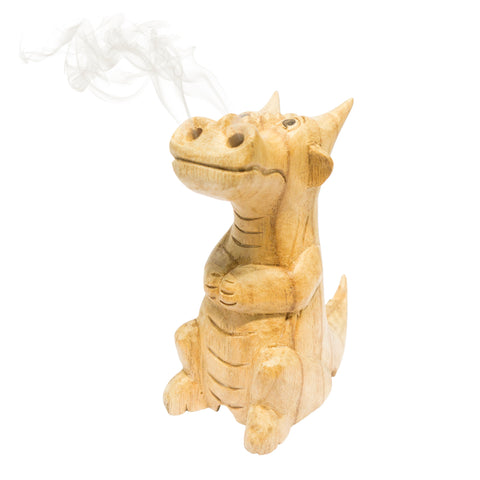 Large Smoking Dragon Incense Burner