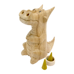 Large Smoking Dragon Incense Burner