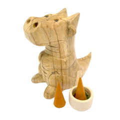 Small Smoking Dragon Incense Burner